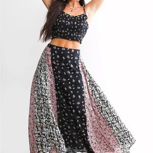 NWT Free People Kaia Floral Print 2 Piece Set - Large w/ Tags